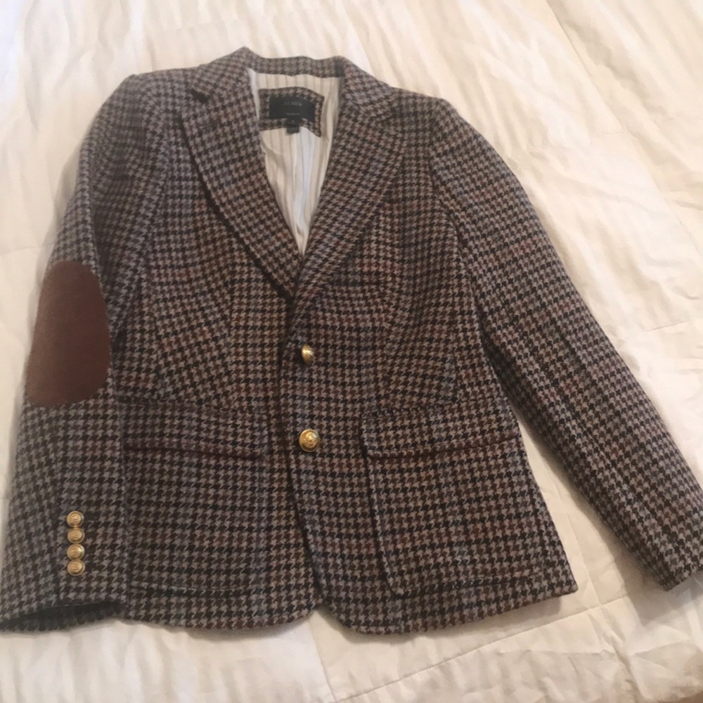 J Crew Rhodes blazer in Houndstooth.